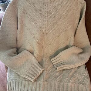 Boss Cream Cowl Neck Sweater